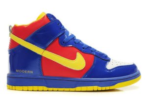 Colorful-Nikes-Mooern-Nike-Dunks-Men-Blue-Red-Yellow
